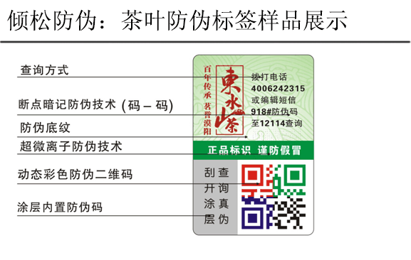 二維碼防偽標簽